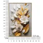 OBRAZ NA PŁÓTNIE LAKIEROWANY FLORA Z RAMĄ 42 3,5 62 cm